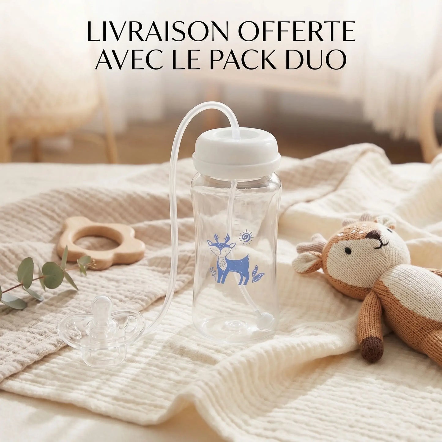 Biberon mains libre