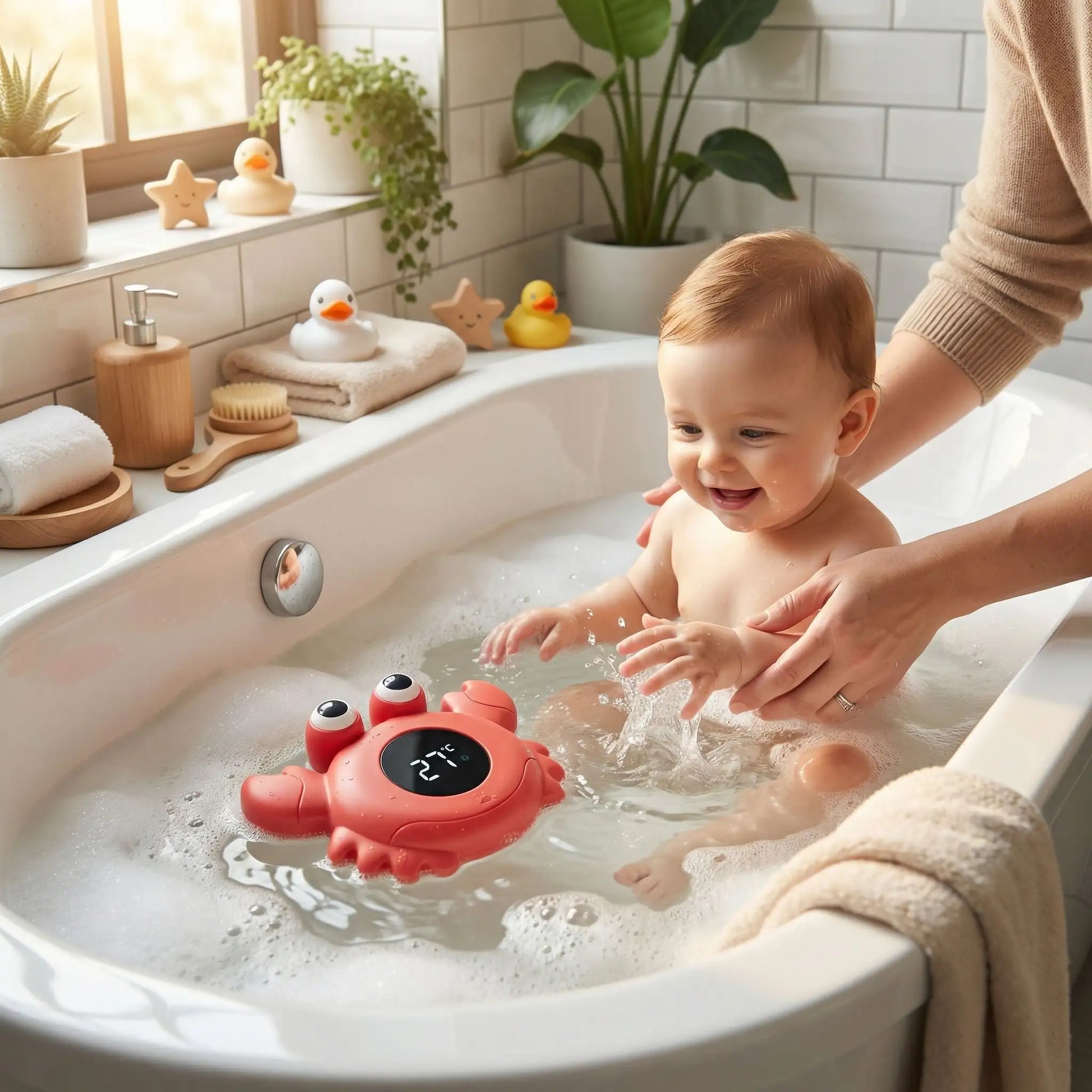 Thermètre bain bebe
