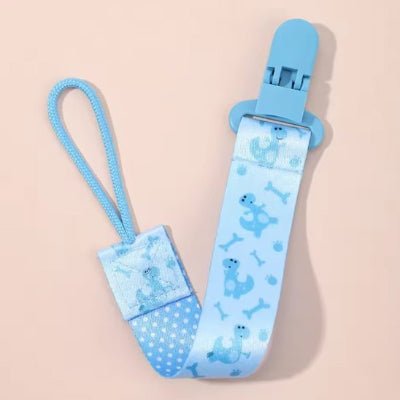 attache tetine bleu