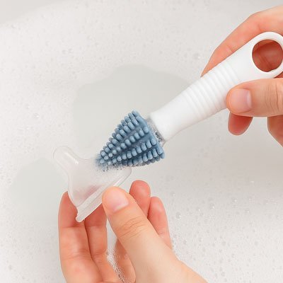 Goupillon biberon 2 - en - 1 | Nettoyage Complet - Reve de maman