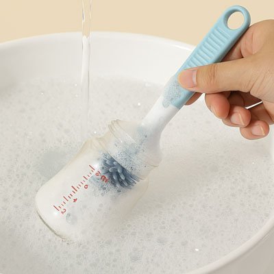 Goupillon biberon 2 - en - 1 | Nettoyage Complet - Reve de maman